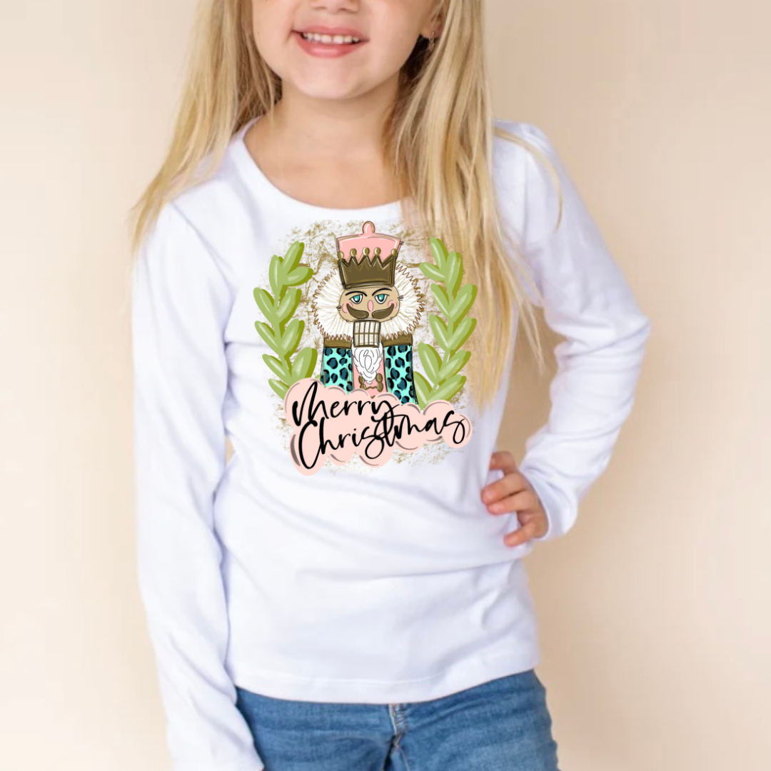 NUTCRACKER MERRY CHRISTMAS   LONG SLEEVE/SHORT SLEEVE