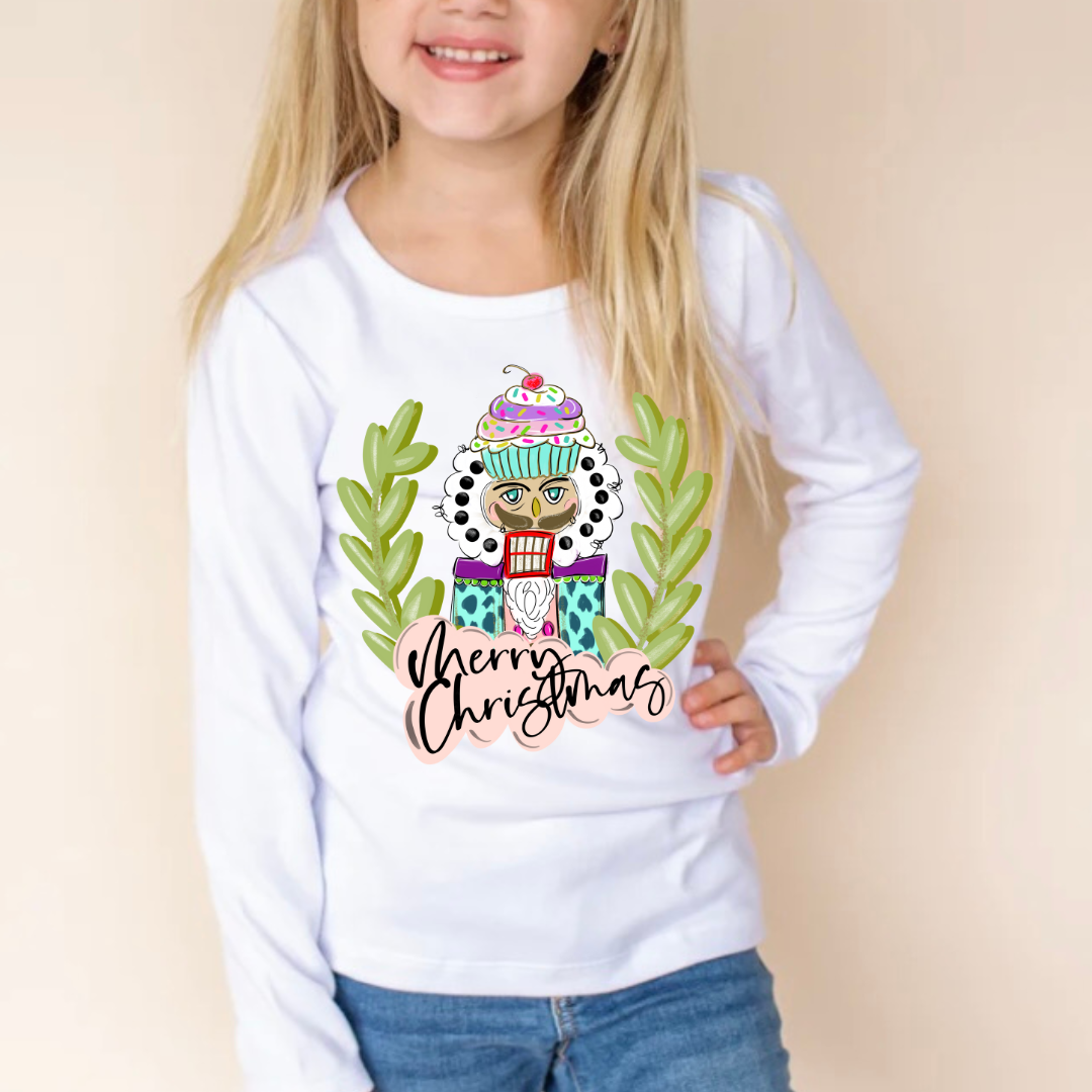 NUTCRACKER CUPCAKE LONG SLEEVE/SHORT SLEEVE