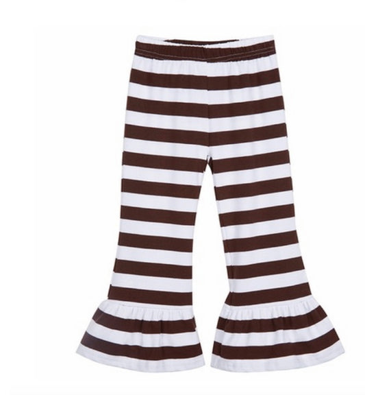 STRIPED RUFFLE PANTS PRE-ORDER