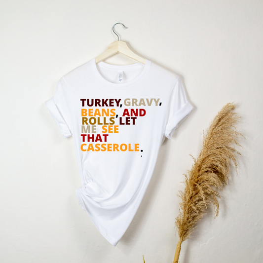 WOMENS TURKEY GRAVY BEANS TEE