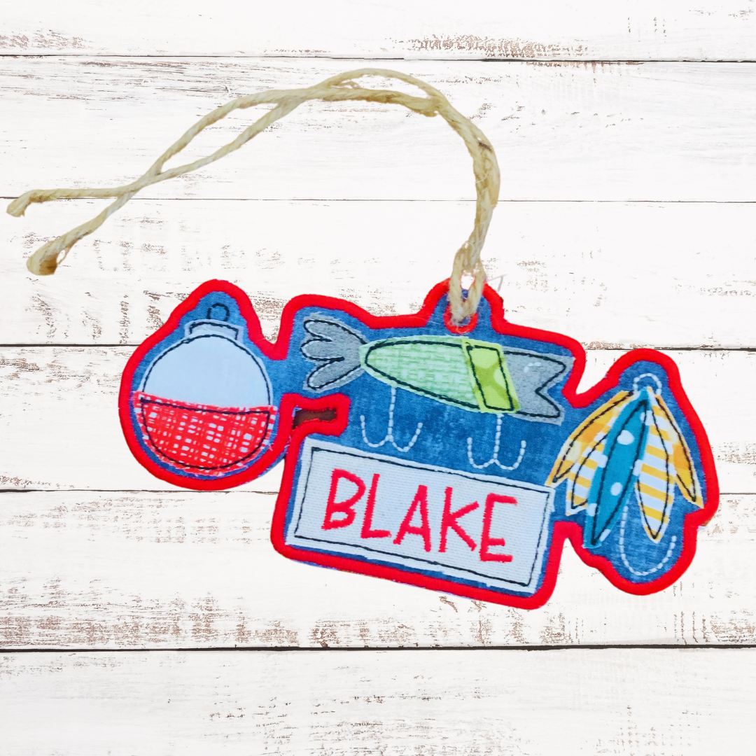 FISHING LURE BAG TAG