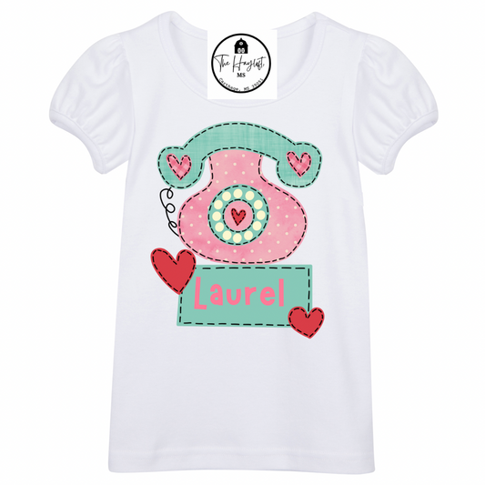 VALENTINE PHONE TEE