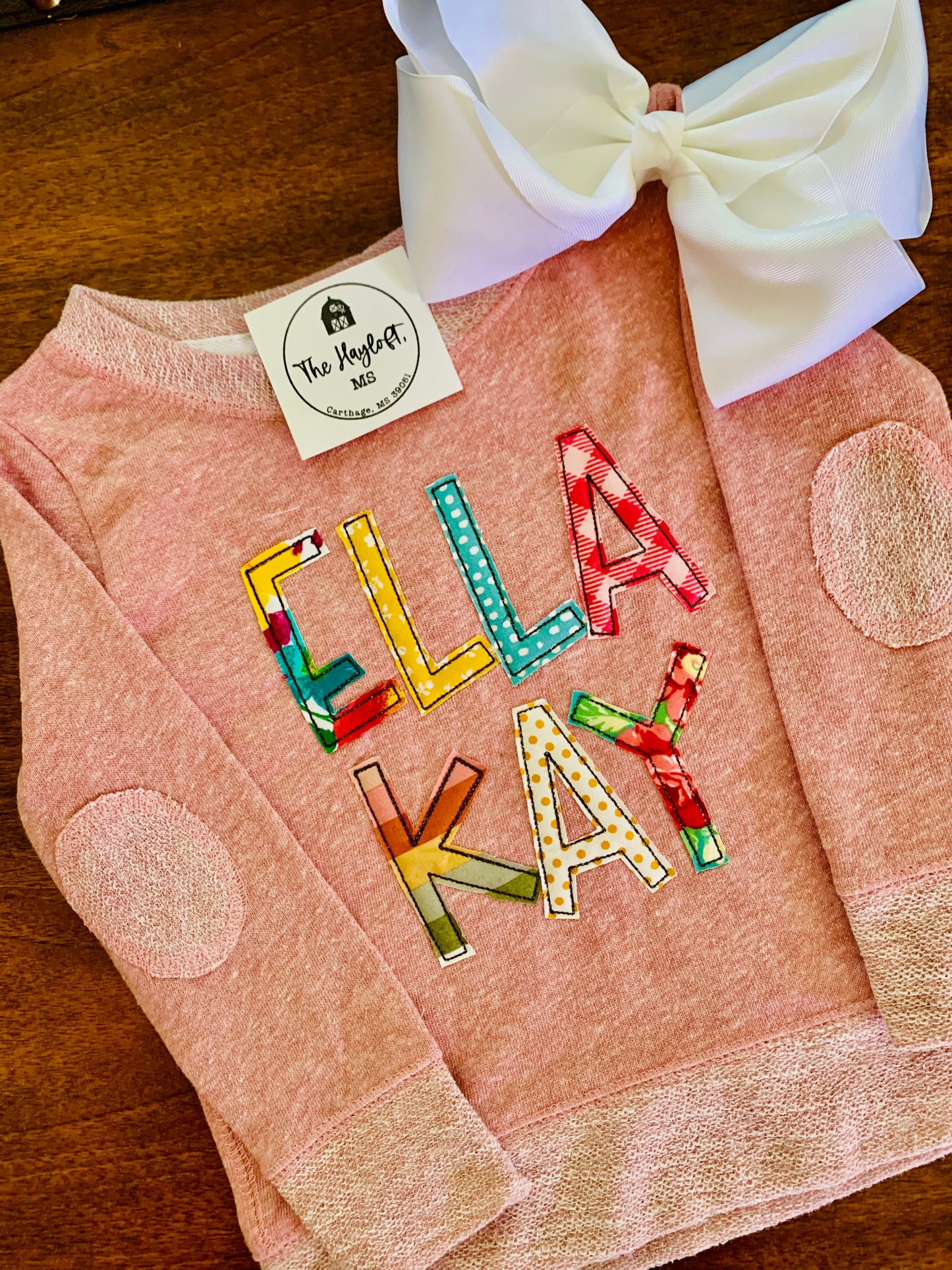 TODDLER ELBOW PATCH SWEATSHIRT