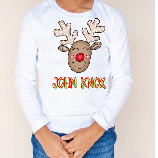 RUDOLPH THE RED NOSE REINDEER LONG SLEEVE/SHORT SLEEVE