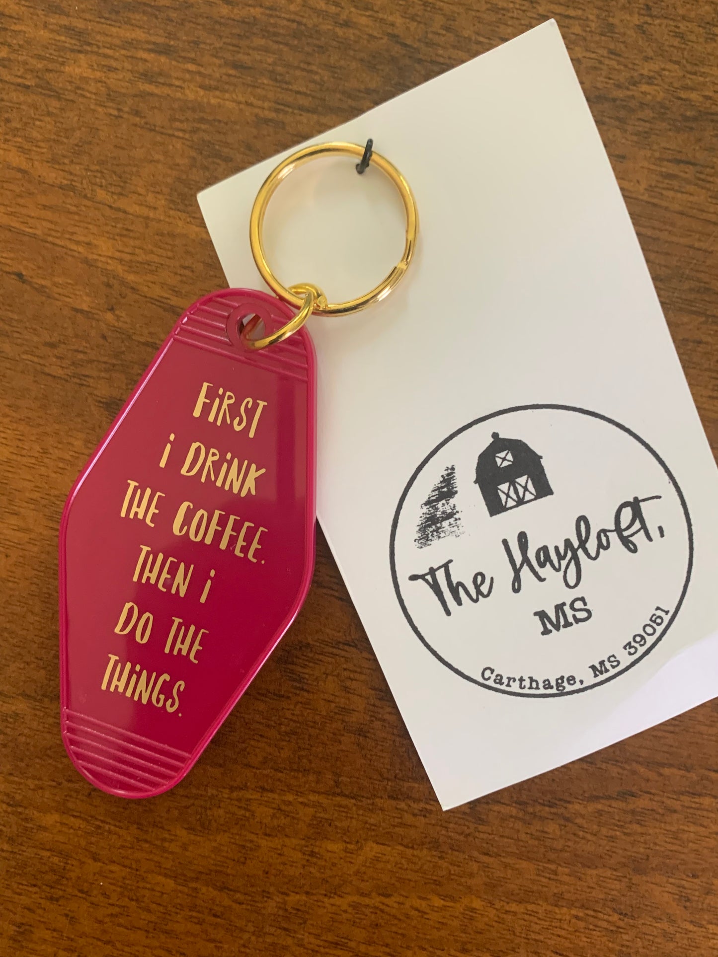 MOTEL KEY CHAIN