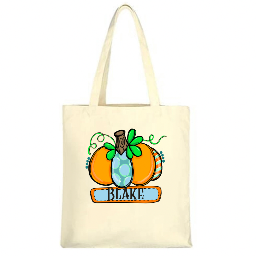 PERSONALIZED HALLOWEEN TRICK OR TREAT BAG