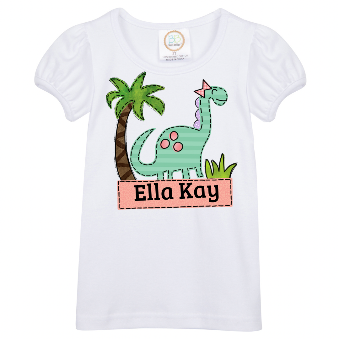 DINOSAUR NAME TEE