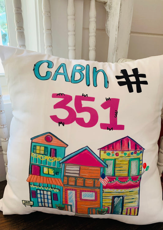 FAIR CUSTOM CABIN  PILLOW CASE