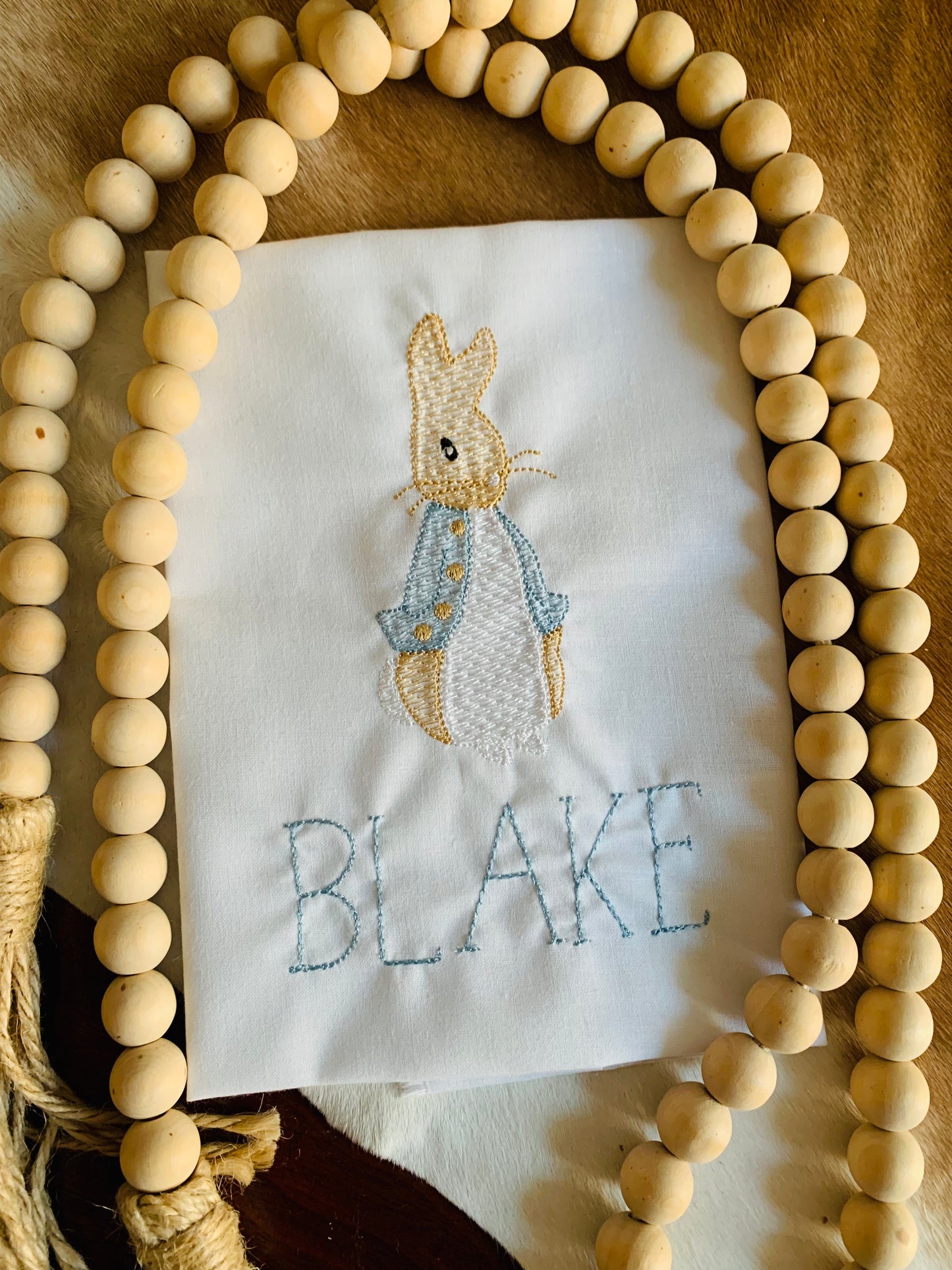 EASTER PETER RABBIT TEA TOWEL