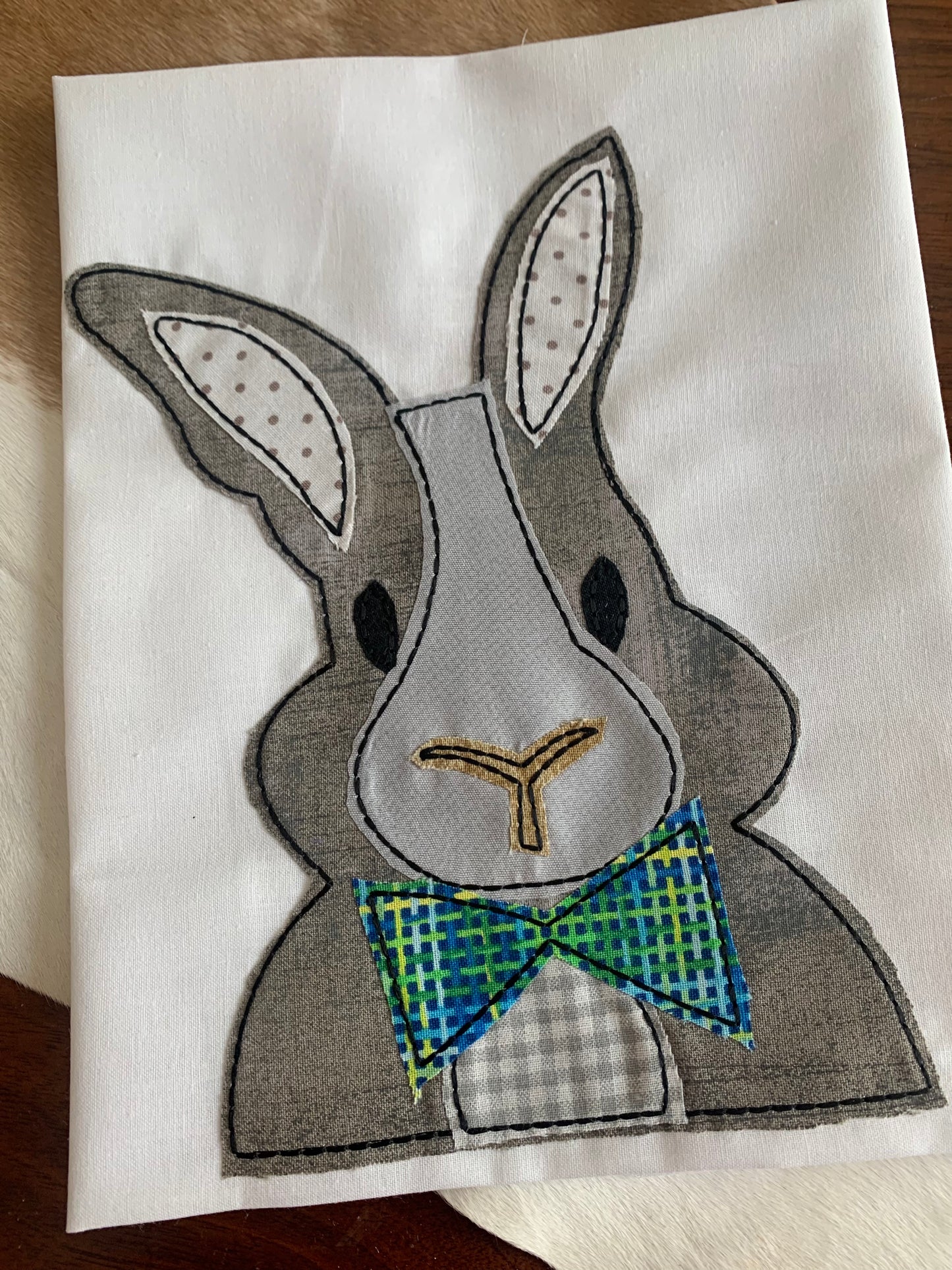 EASTER MR. BOW TIE BUNNY BOYS LONGSLEEVE