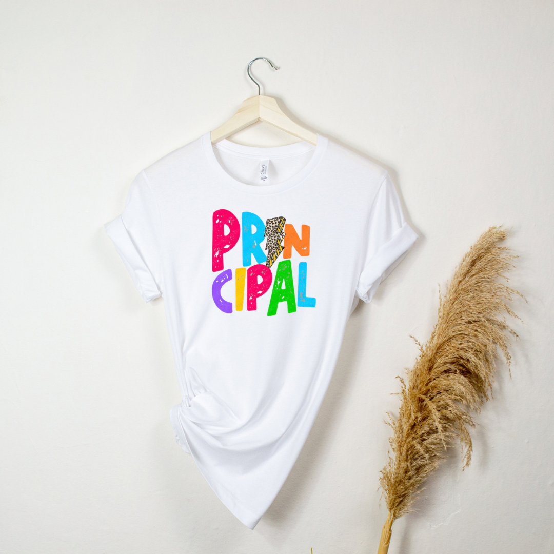 COLORFUL PRINCIPAL TEE