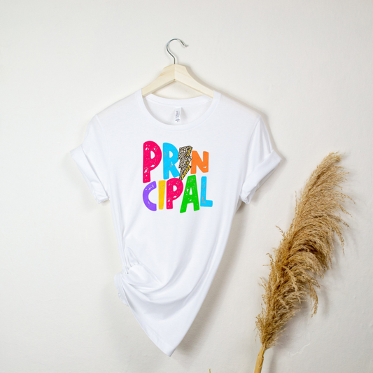 COLORFUL PRINCIPAL TEE