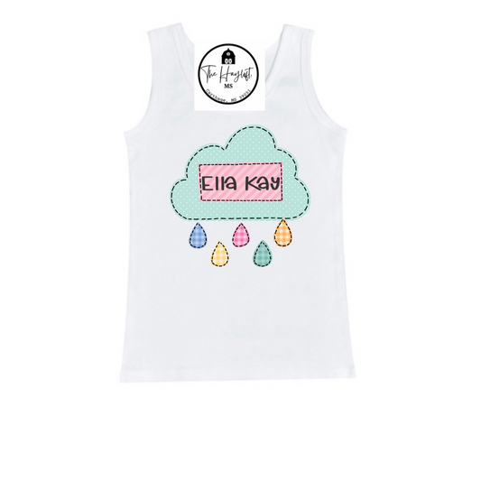 GIRLS RAIN CLOUD TANK