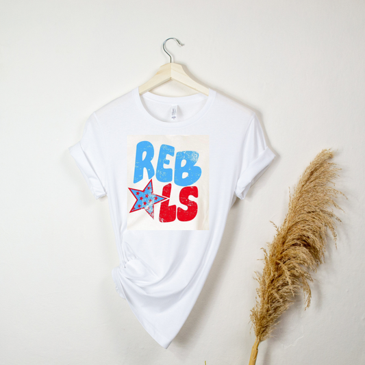 REBELS LIGHT BLUE STAR TEE