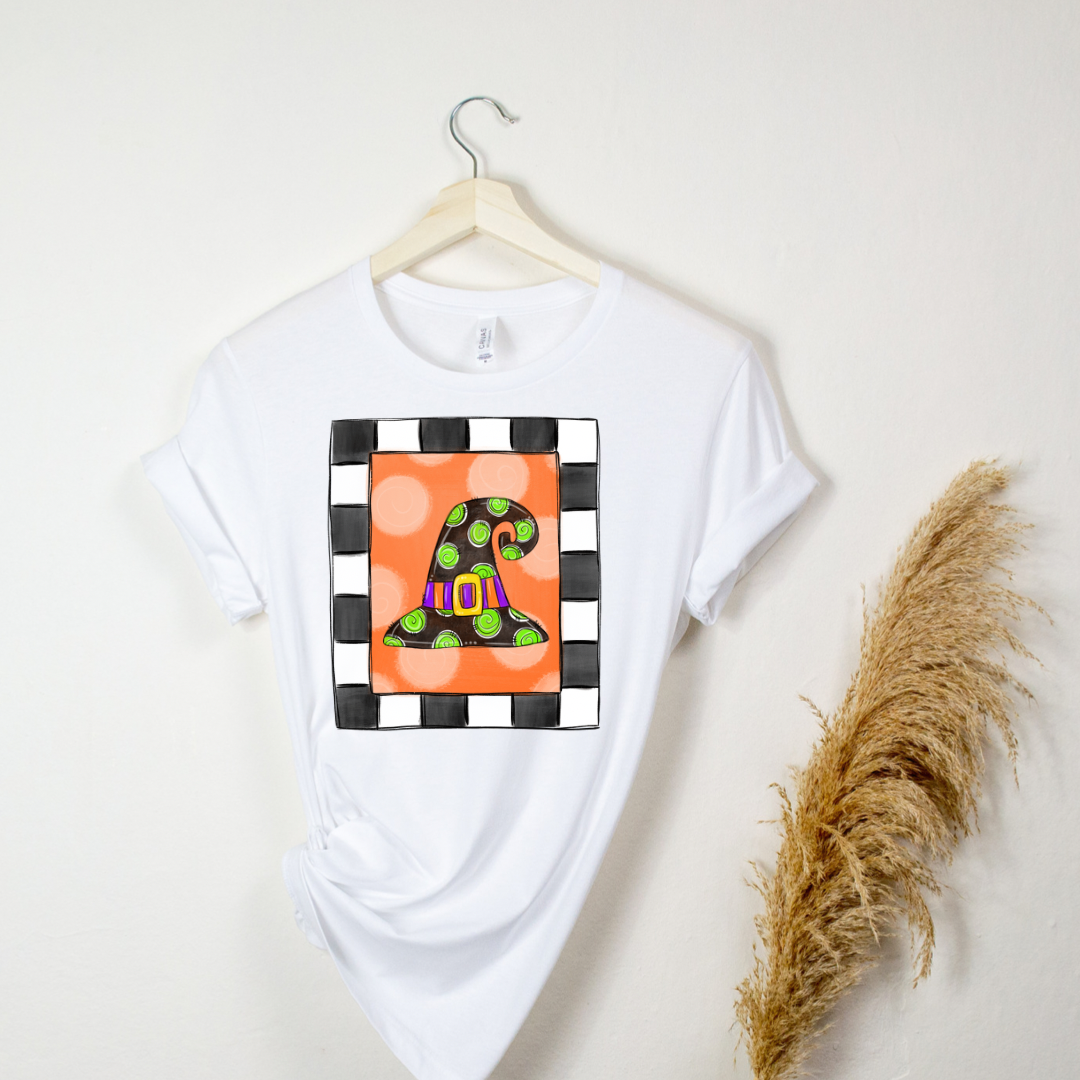 WOMENS FRAMED WITCH HAT TEE