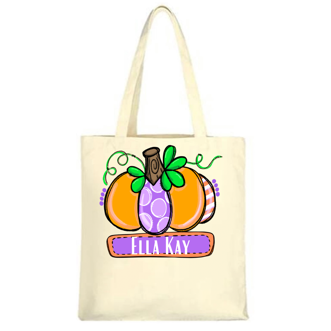 PERSONALIZED HALLOWEEN TRICK OR TREAT BAG