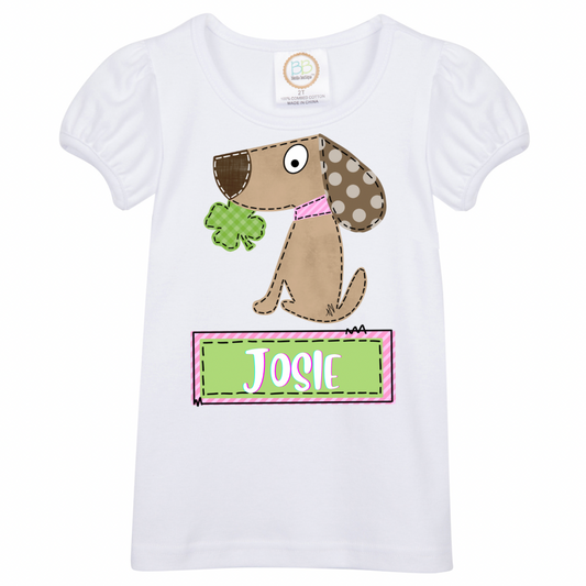 ST. PATTYS GIRL PUP TEE