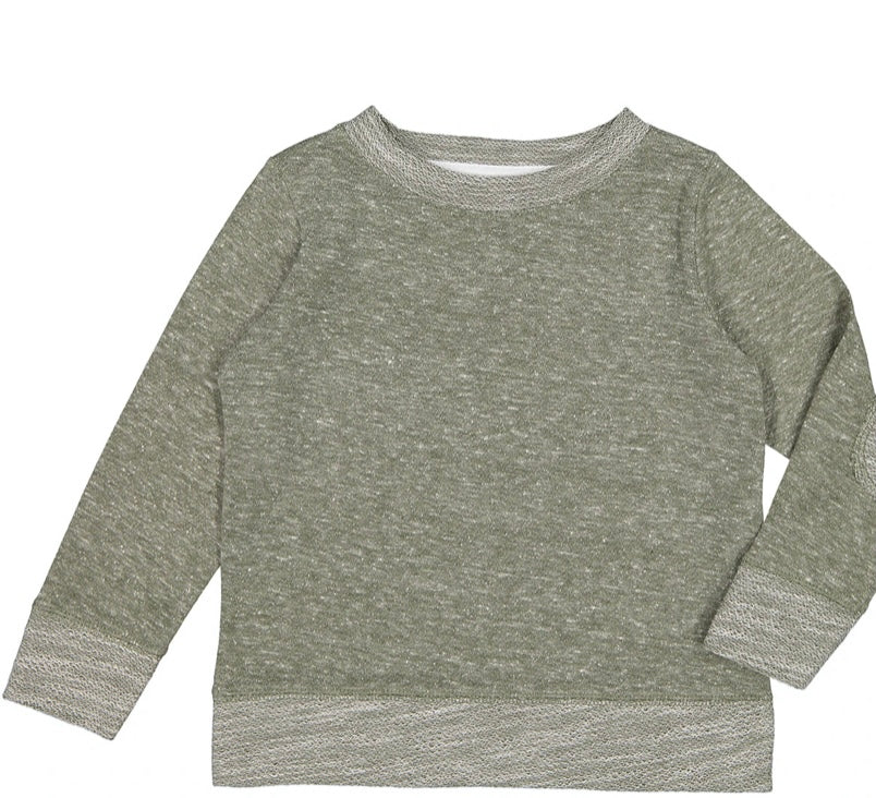 TODDLER ELBOW PATCH SWEATSHIRT