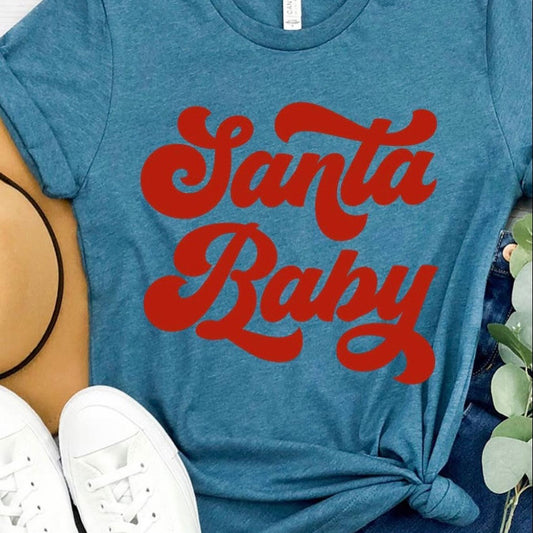 SANTA BABY TEE