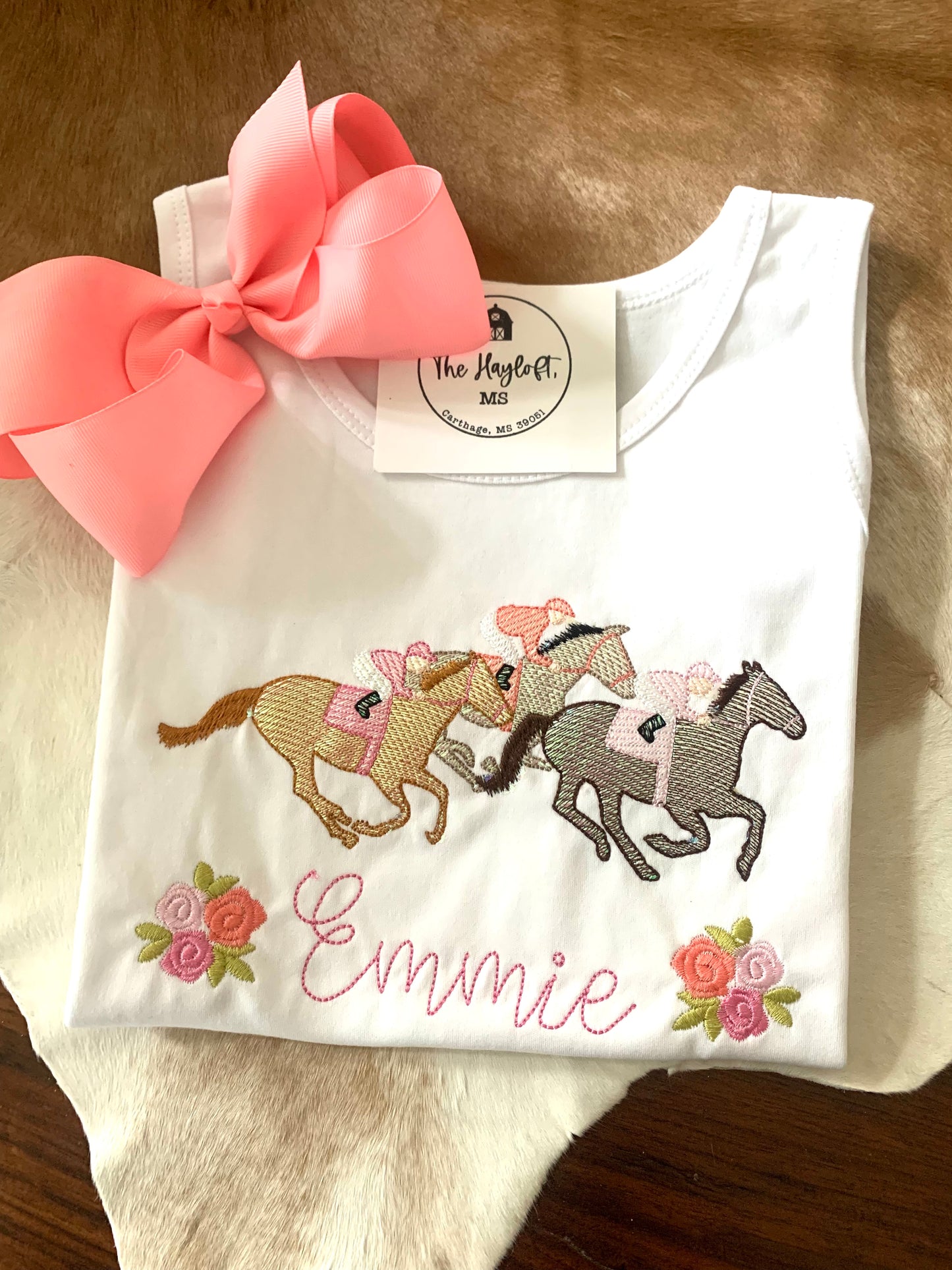 GIRLS RACE HORSE TANK