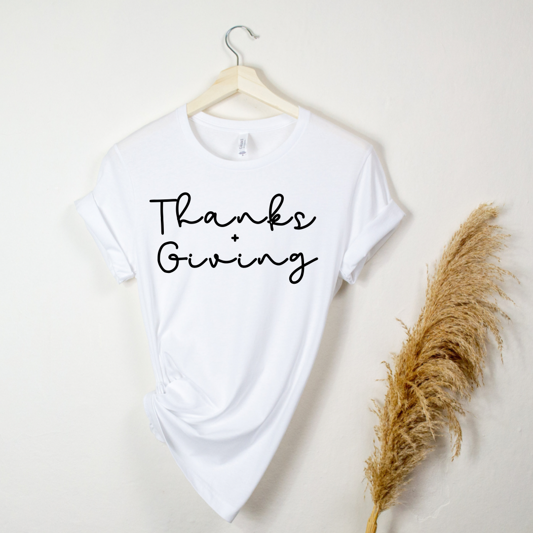 SIMPLE THANKS + GIVING TEE